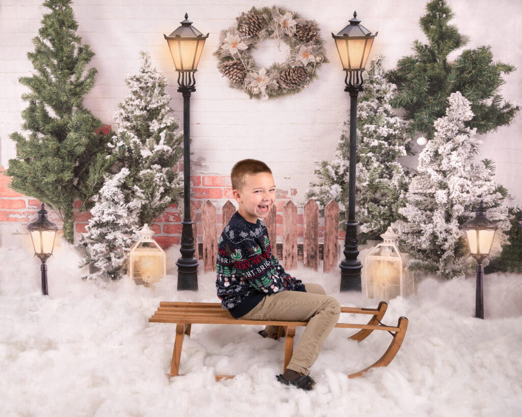 Christmas Mini Session A Snowy Day